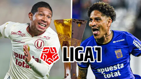 Edison Flores y Paolo Guerrero, jugadores de la Liga 1.
