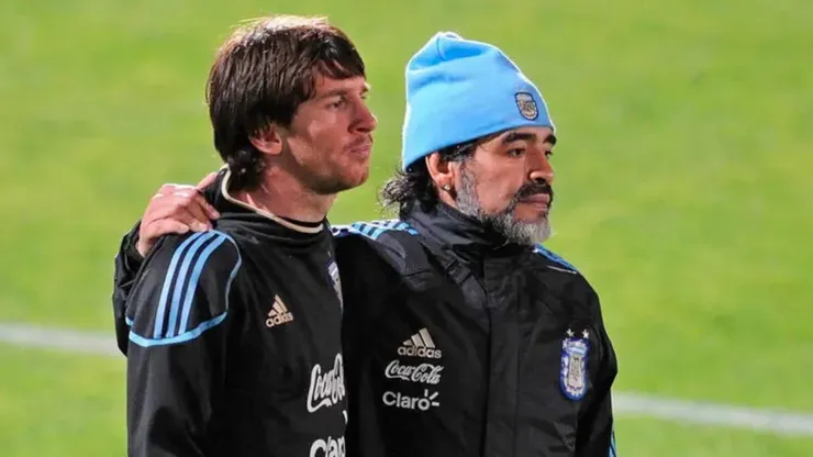Di María se deshizo en elogios a Messi como Maradona.