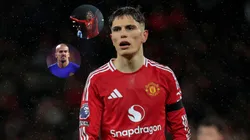 Garnacho toma nota de los precedentes Tévez y Verón en Manchester United.