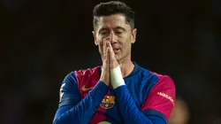 Robert Lewandowski anotó solo 2 goles en los últimos 8 partidos del Barcelona en LaLiga 2024/2025.