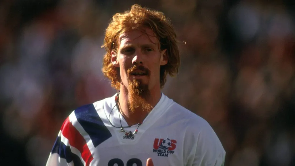 Alexi Lalas en la Selección de Estados Unidos. (Imago)