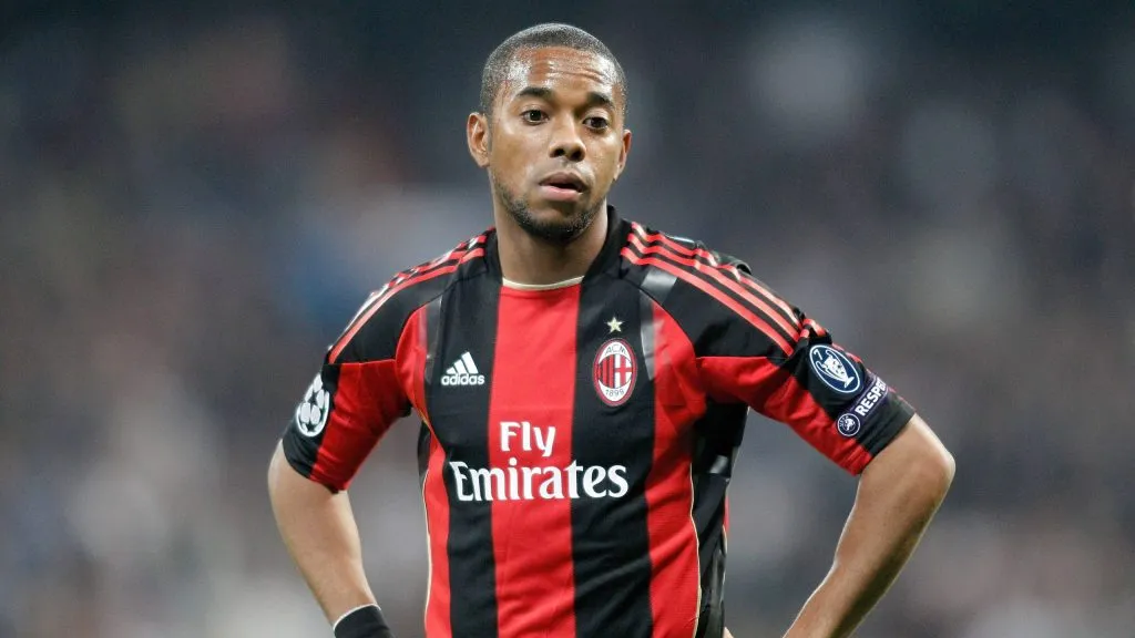 Robinho, en su etapa como jugador del Milan. (Imago)