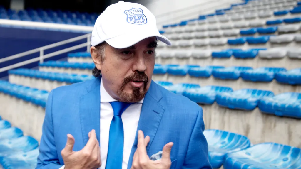 José Auad buscó la presidencia de Emelec en 2022. (Foto: El Universo)
