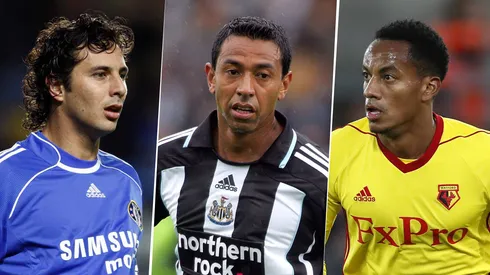 Claudio Pizarro, Nolberto Solano y André Carrillo, jugaron en la Premier League. (Imago)