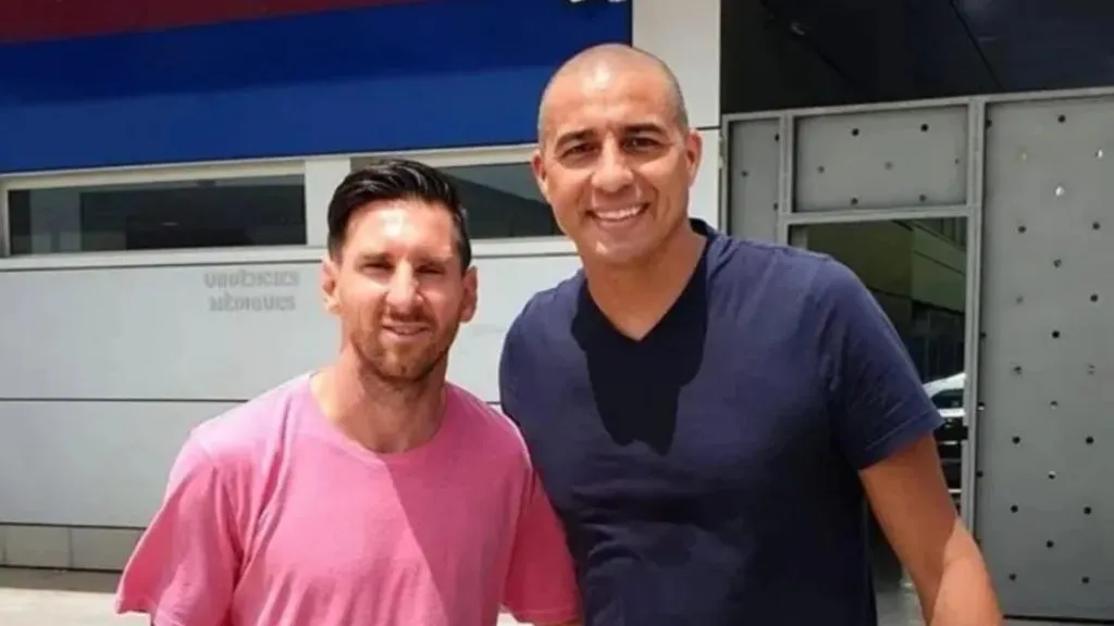 Trezeguet se fotografió con Messi en su última visita a Miami: IG