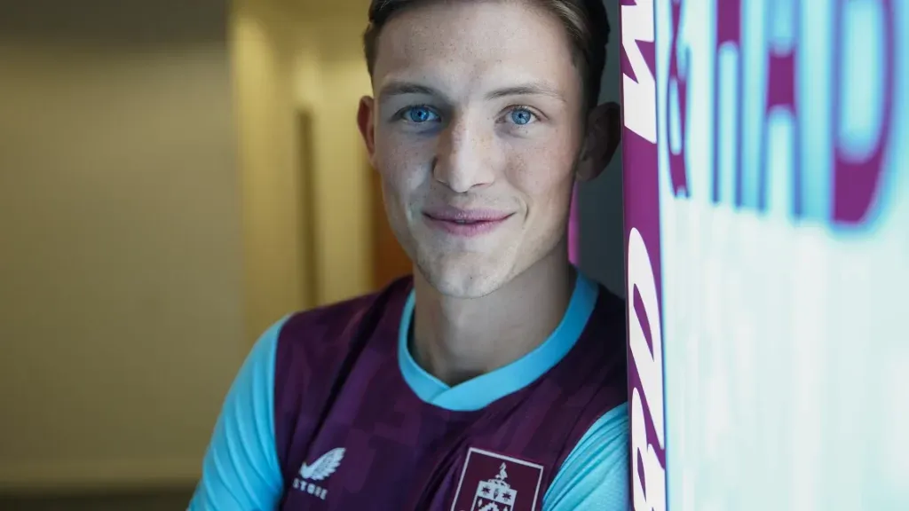 Oliver Sonne presentado en Inglaterra. (Foto: Burnley).