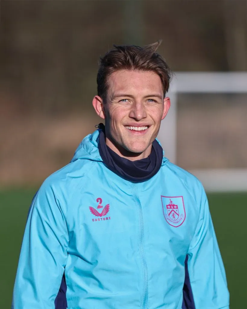 Oliver Sonne entrenando en Burnley. (Foto: Burnley).