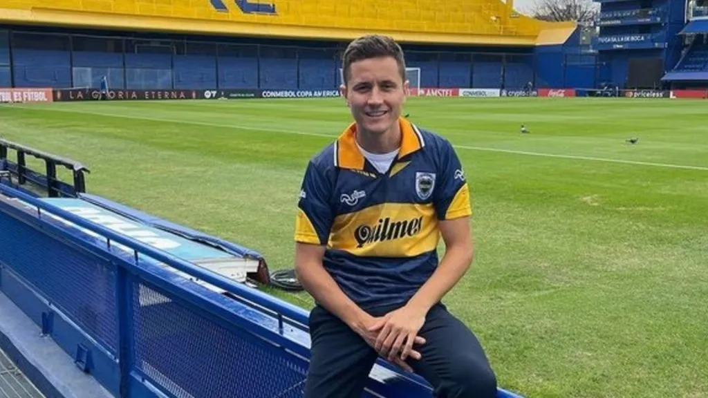 Ander Herrera durante su última visita a Buenos Aires: TW