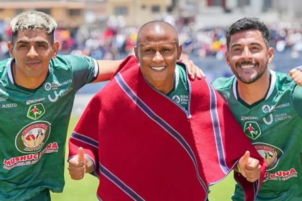 Mathías Acuña hizo 8 goles con Mushuc Runa en 15 partidos.