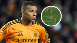 Real Madrid TV comprobó que Kylian Mbappé estaba habilitado en el tanto que marcó vs. Valencia.