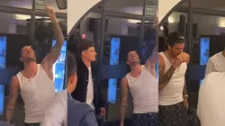 De Paul, en medio de una polémica festejada por hinchas del Atlético Madrid.