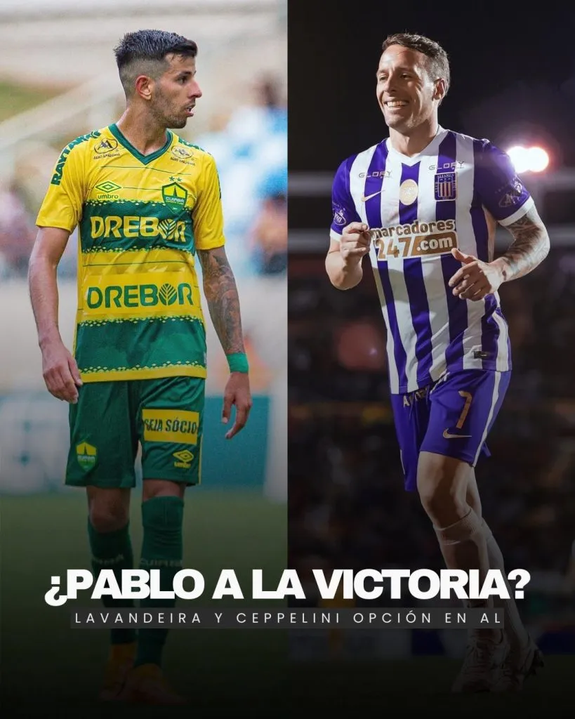 Pablo Lavandeira y Pablo Ceppelini jugarán en Alianza Lima. (Foto: CÓDIGO BLANQUIAZUL).