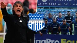 Leonel Álvarez borra a un jugador de Emelec