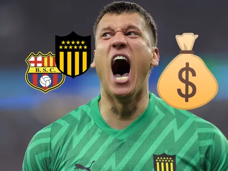 Barcelona SC le ofrece este sueldo a Washington Aguerre y 1 jugador a Peñarol