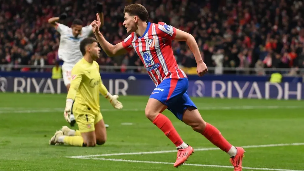 Atlético Madrid tendría 10 puntos menos sin Julián Álvarez: GETTY