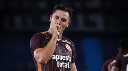 Diego Churín anotó uno de los goles del triunfo de Universitario ante Junior. (X @Universitario)