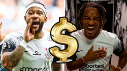 Memphis Depay y André Carrillo.