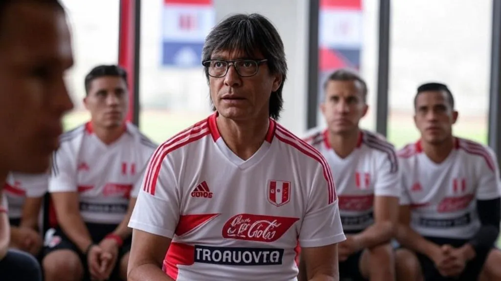 Ángel Comizzo podría ser el próximo técnico de Perú. (Foto: Imagen generada por Grok IA)