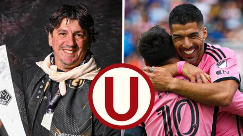 Jean Ferrari, Lionel Messi y Luis Suárez.