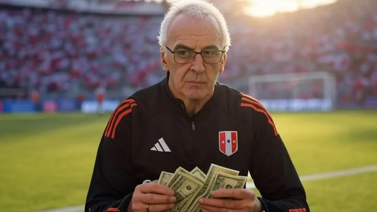 Jorge Fossati ha dejado de ser el entrenador de Perú. (Imagen generada por Grok IA)