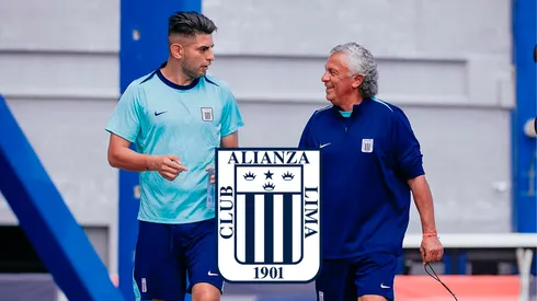Carlos Zambrano y Néstor Gorosito charlando sobre Alianza Lima.