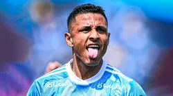 Yoshimar Yotún festejando un gol con Sporting Cristal.