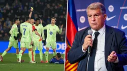 Joan Laporta se quejó por el penalti que no le sancionaron a Jules Koundé frente al Getafe.