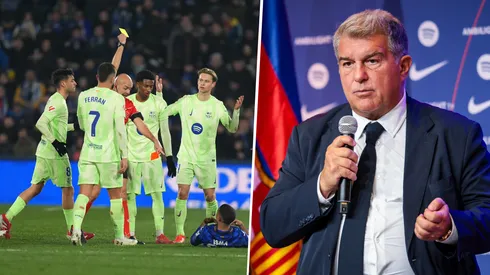 Joan Laporta se quejó por el penalti que no le sancionaron a Jules Koundé frente al Getafe.
