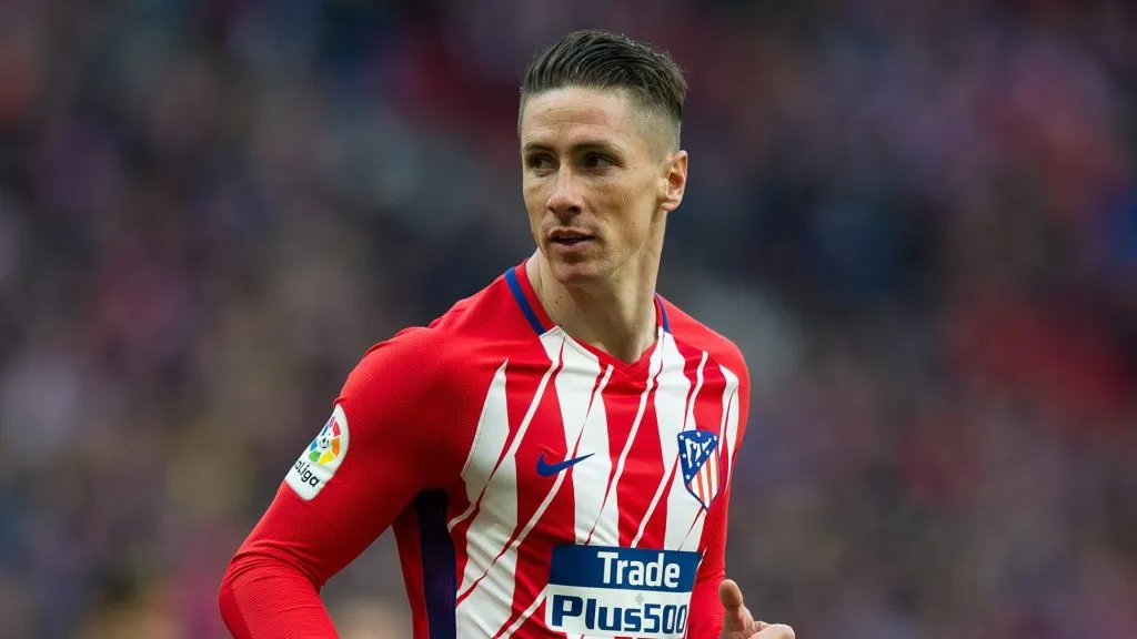 Fernando Torres en su regreso al Atlético de Madrid. (Getty Images)