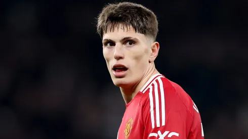 Los agentes de Garnacho, cazados en un estadio de la Premier League.