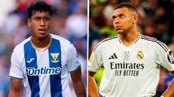 Renato Tapia y Kylian Mbappé.