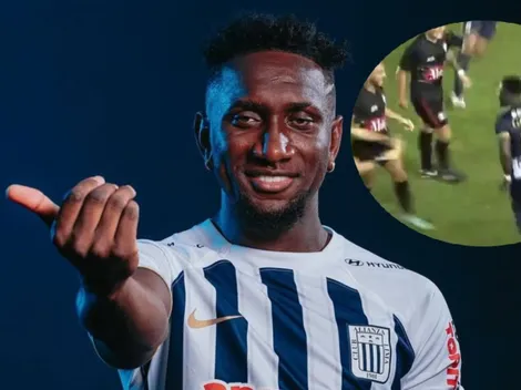 (VIDEO) Eryc Castillo, a los golpes en amistoso de Alianza Lima