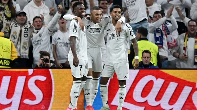 Vinicius, Rodrygo y Mbappé, cada vez más finos en Real Madrid: GETTY