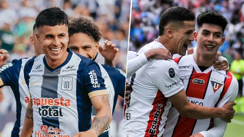 Alianza Lima vs. Liga de Quito, por la Noche Blanca 2025. (@ClubALoficial / @LDU_Oficial)