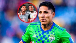 Raúl Ruidíaz, Andy Polo y Edison Flores.