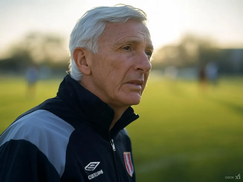 José Néstor Pekerman en la Selección Peruana. (Foto: Imagen generada por Grok IA).
