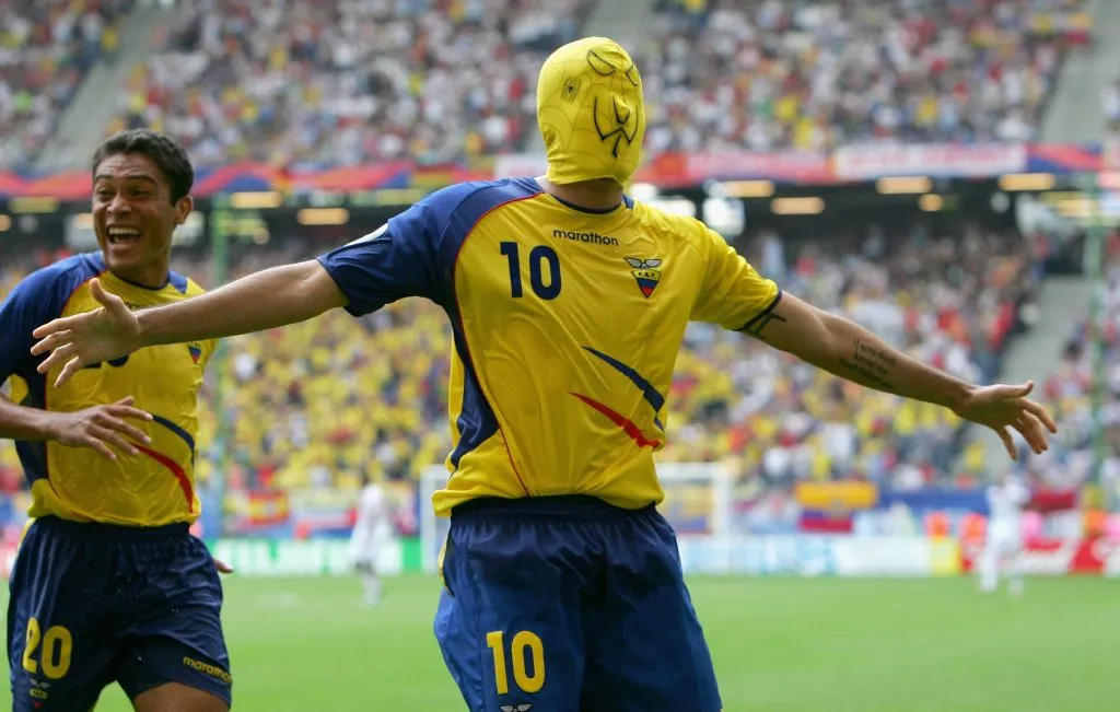 Kaviedes también tuvo una icónica celebración con la Selección de Ecuador. (Foto: Imago)