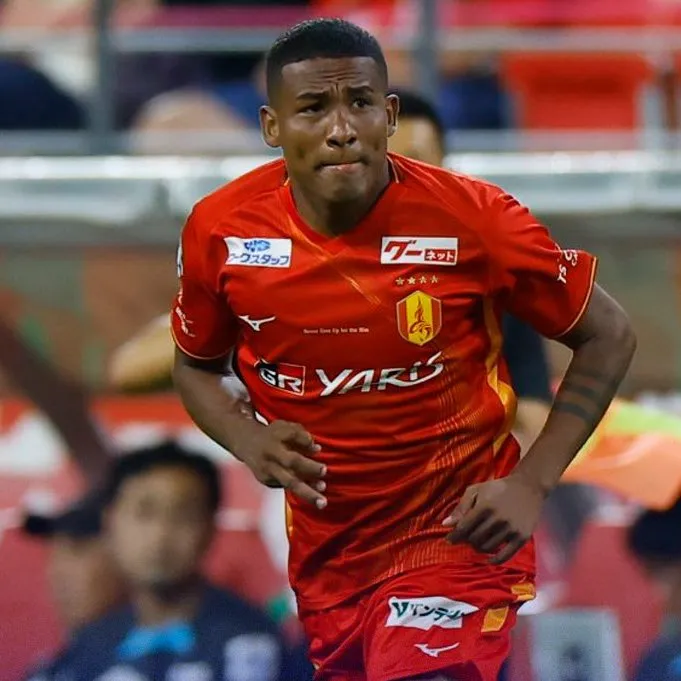 José Carabalí en Japón. (Foto: Nagoya Grampus).