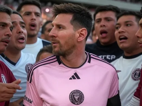 Barra de Universitario de Deportes destruyó un homenaje especial para Lionel Messi