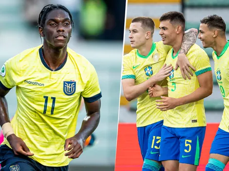 Donde ver EN VIVO Ecuador vs Brasil por el Sudamericano Sub-20