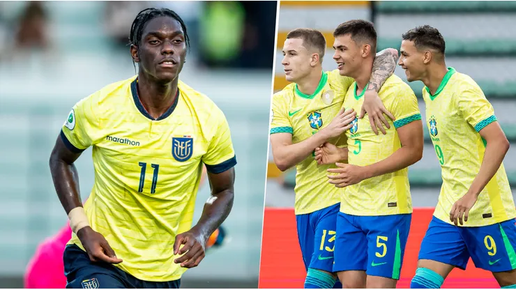 Donde ver el Ecuador vs Brasil por el Sudamericano SUb-20