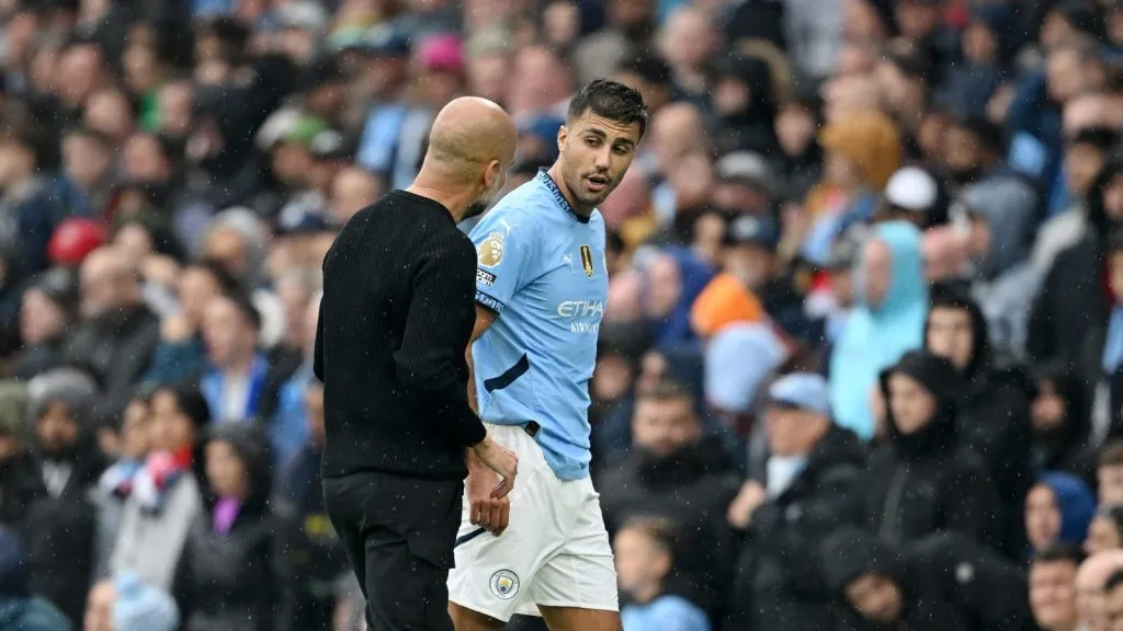Rodri sería una de las apuestas de Guardiola para lo que queda de Champions: GETTY