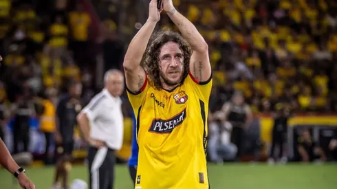 Carles Puyol fue la sorpresa de la Noche Amarilla.