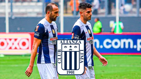 Hernán Barcos y Carlos Zambrano en Alianza Lima.