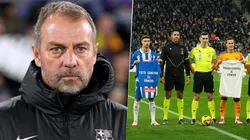 Hansi Flick respaldó al cuerpo arbitral luego de las acusaciones que recibió por parte del Real Madrid.