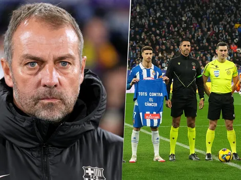 Flick respaldó a los árbitros tras las acusaciones del Real Madrid: ''Hay que cuidar de ellos''