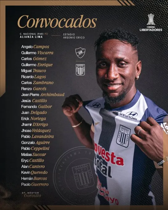 Gaibor está en la lista de convocados de Alianza Lima. (Foto: @ClubALoficial)