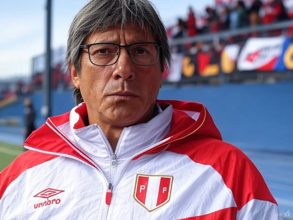 Ángel David Comizzo trabajando en la Selección Peruana. (Foto: Imagen generada por Grok IA).