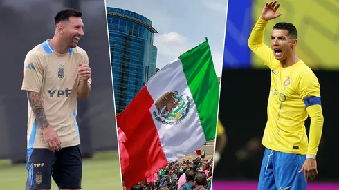 La convocatoria que se hizo en México anti Messi y pro Cristiano Ronaldo no juntó más de 100 personas.