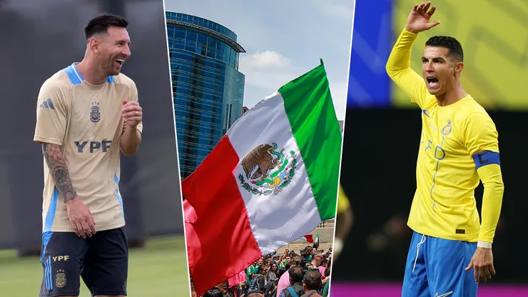 La convocatoria que se hizo en México anti Messi y pro Cristiano Ronaldo no juntó más de 100 personas.